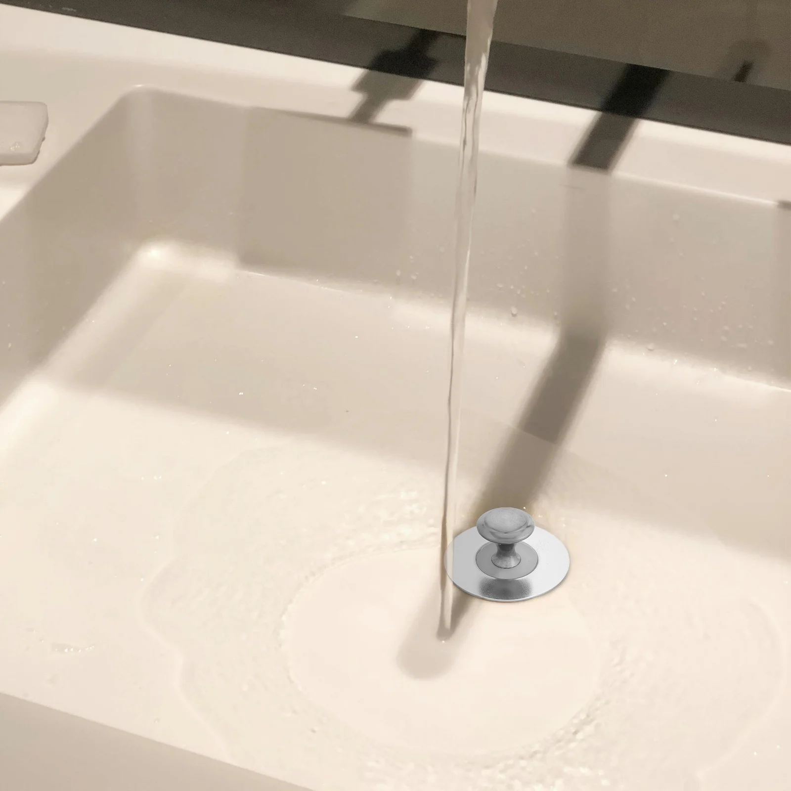 

2 set Sink Strainer Basket For Bathroom Kitchen Drain Hair Catcher Durable Silicone Mesh Replacement Small Drain Screen Stopper