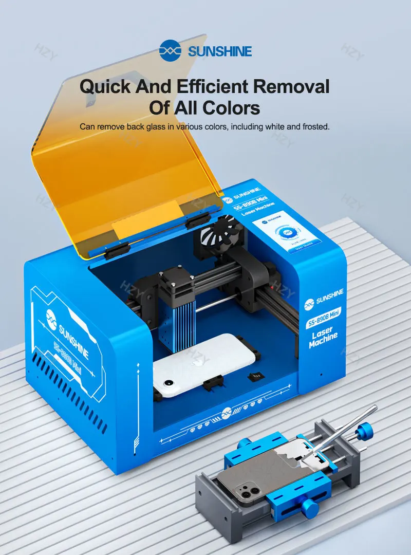 SUNSHINE SS-890B MINI Laser Screen Removal Machine Separation for
