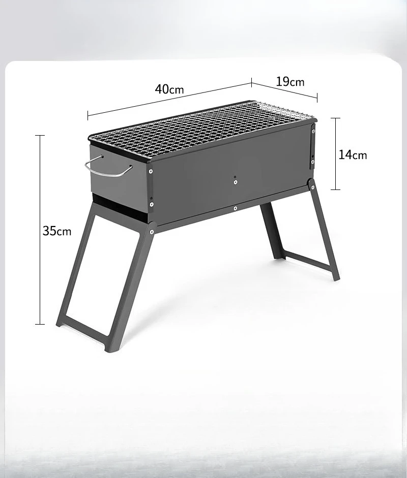 Grill Household Rack Outdoor Portable Folding  Small Tools Charcoal