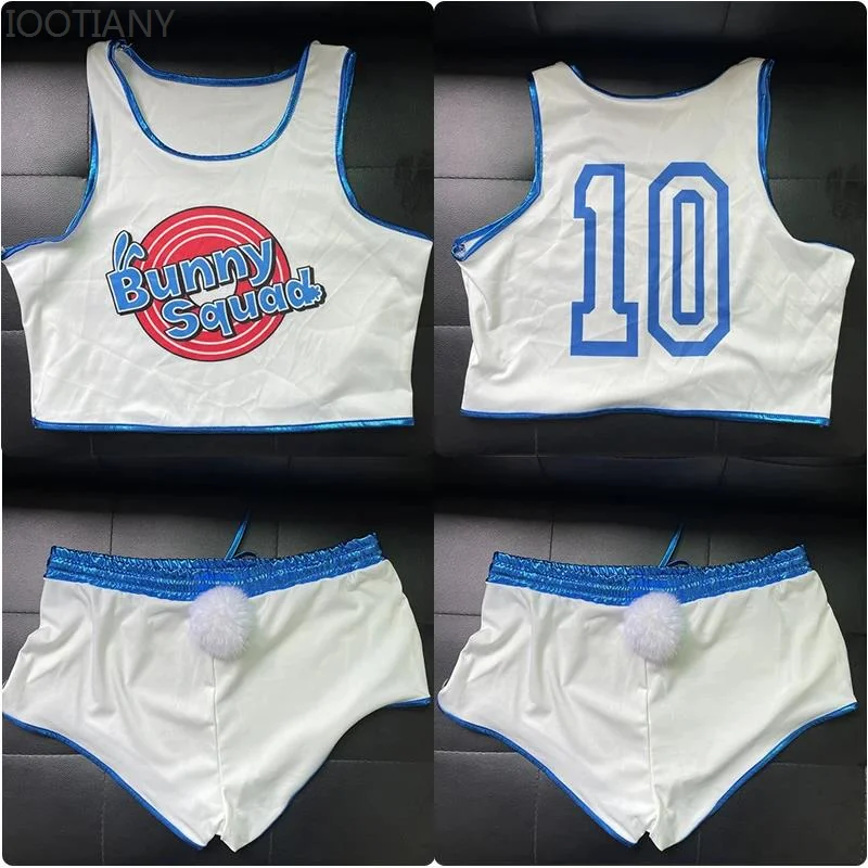New Space Lola Bunny Rabbit Cosplay Disguise Lola Bunny Costume Lola Bunny Woman Sexy Basketball Jersey Halloween Costume Girl