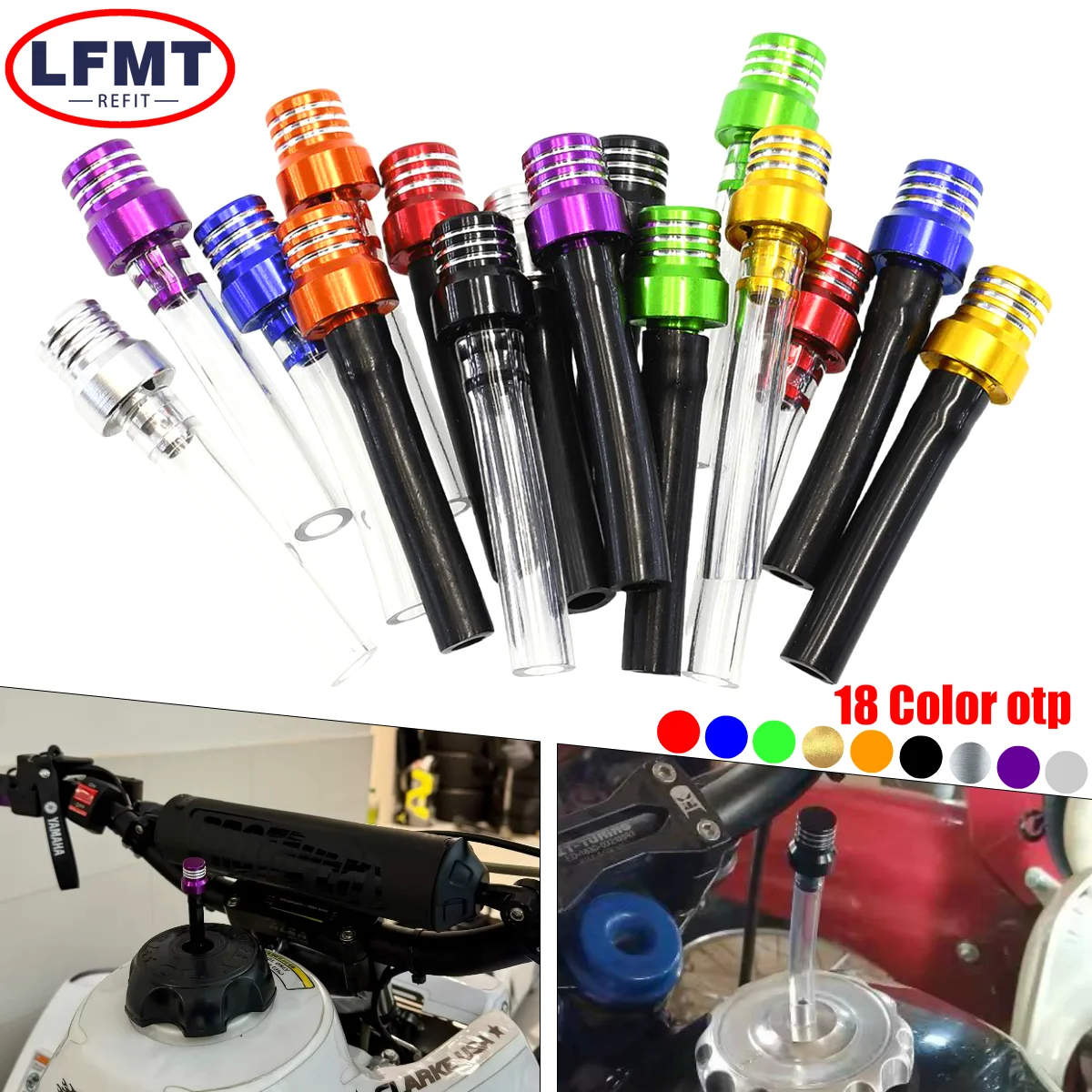 Motorrad Gas Tankdeckel Einweg Ventile Entlüftungsschläuche Rohre Für KTM Für HONDA Für YAMAHA Motocross Quad Dirt Pit Bike
