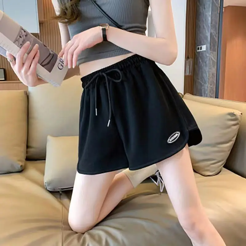 

With Waist Pocket Female Short Pants Cotton Elastic Trend 2024 Women's Shorts Y2k Harajuku Offer High Quality Comfy For Summer