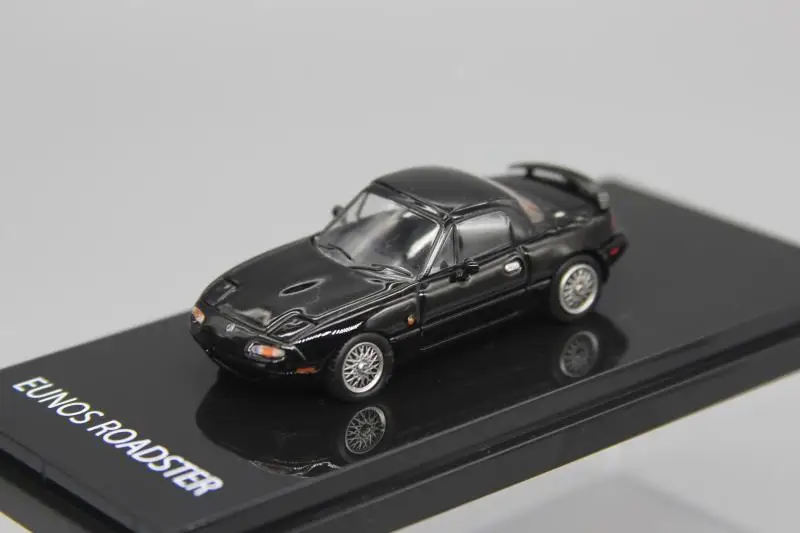 Modelo de supercoche Mazda Miata MX-5 de aleación fundida a presión, techo desmontable, colección de juguetes clásicos para adultos, exhibición