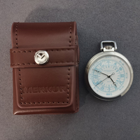 MERKUR Men Pocket Watch 42mm Manual Winding Mechanical Watches Classic 50M Waterproof KM Glass M01D