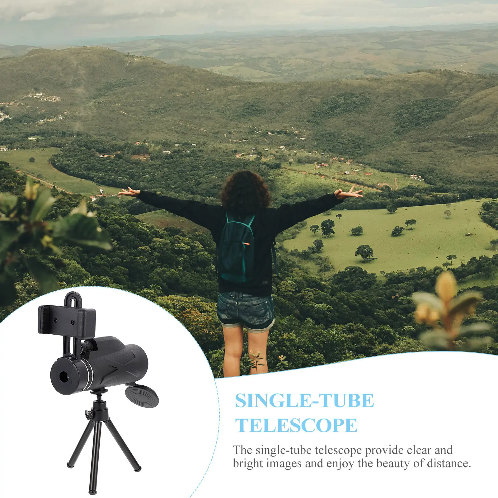 

1Set 80x100 Night Vision Monocular High Resolution Waterproof Travel Telescope for Outdoor Use Large Eyepiece Comfortable