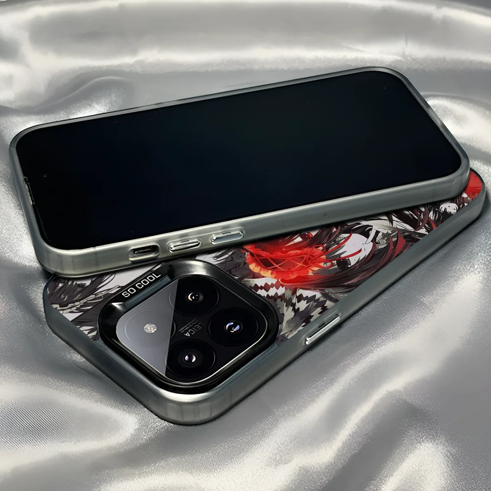 Epc Date A Live Tokisaki Kurumi Phone Case IMD Phone Case For IPhone 16 15 14 13 12 11 Pro Max Plus Color Silver Cover