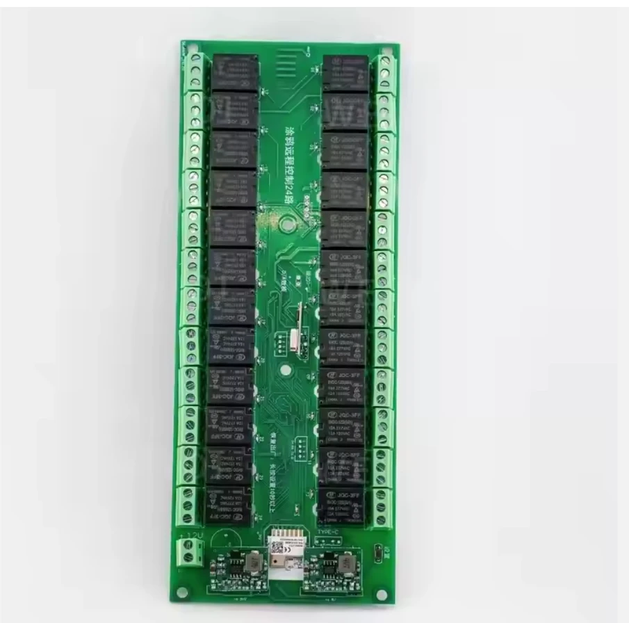 Tuya 24 チャンネルスマート WiFi/Zigbee ワイヤレスリレースイッチモジュール APP スマートホームモジュール