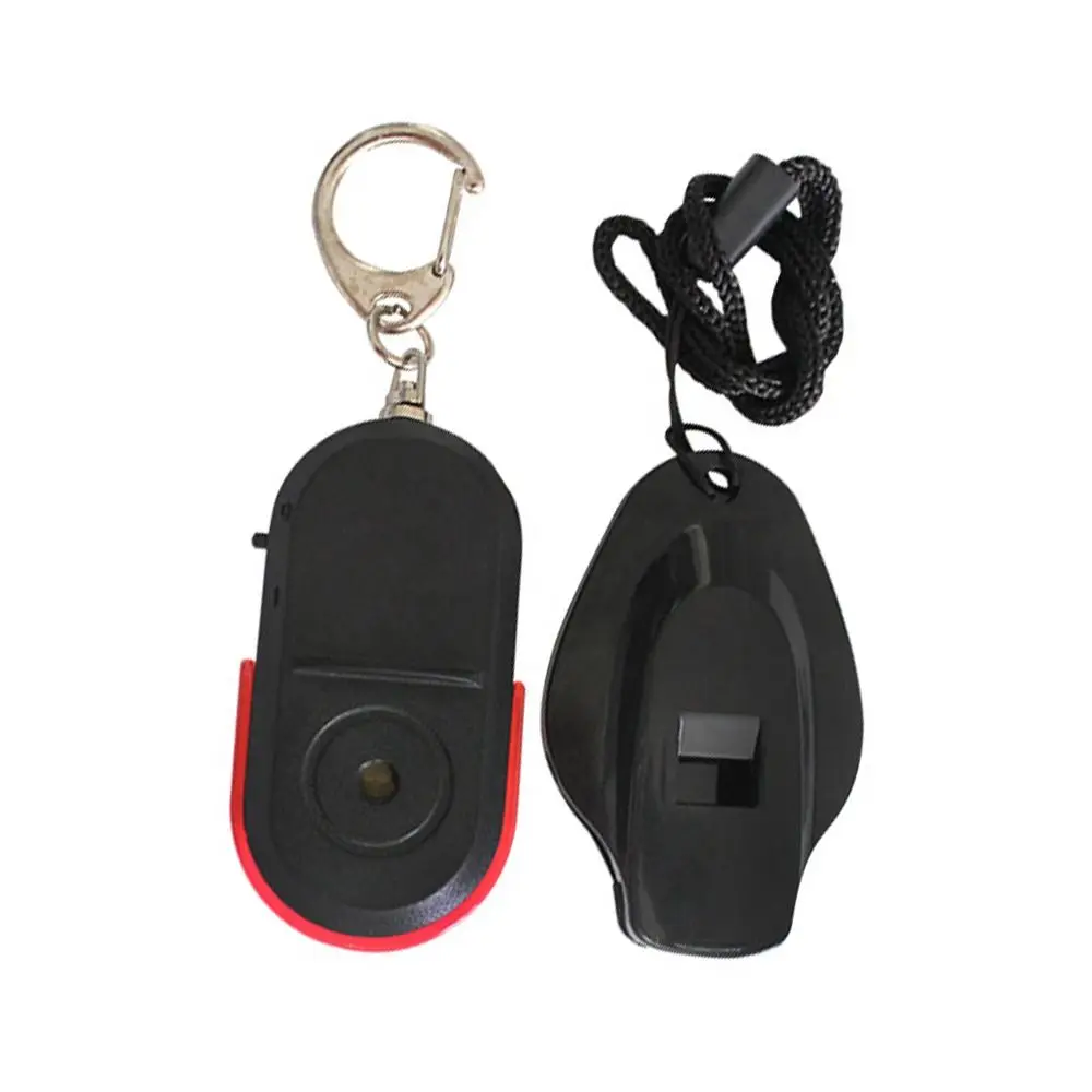 Car Key Finder Whistle Sound With LED Light Key Finder Anti-Lost Alarm Key Finder Sensor Locator Keychain