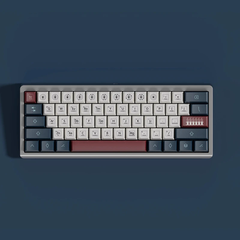 

PBT keycaps 154 keys Chemistry cherry profile Dye Sublimation For MX Switch Mechanical Keyboard double B Split spacebar
