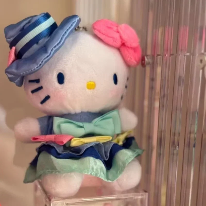 Sanrio Hello Kitty Purple Fairy Skirt Plush Pendant Doll Cartoon Keychain Pendant Backpack Decor Stuffed Toy Birthday Xmas Gifts