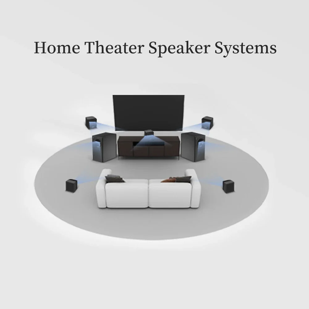 Professional Active Home Theater Speaker System FS2 FS3 5PCS/SET Bluetooth/WiFi Connection 8ohm Custom Rapid Sound Model Sale