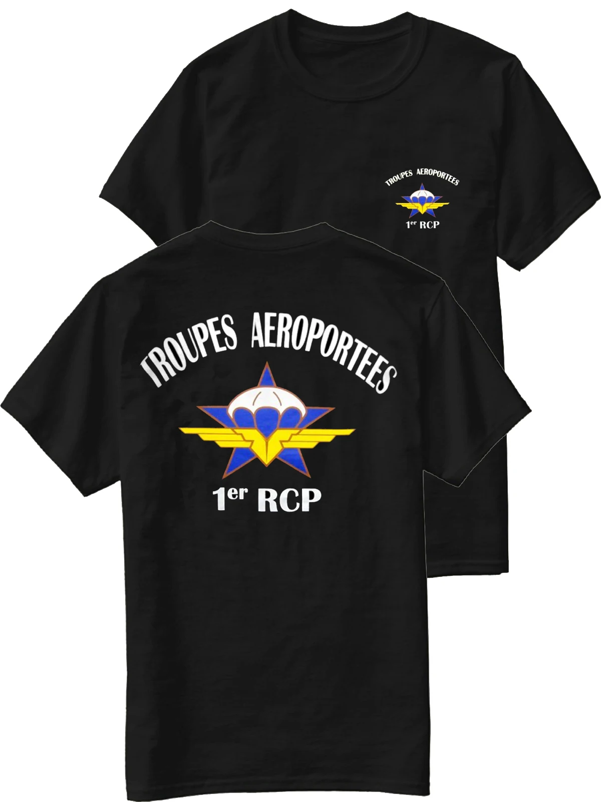 French Foreign Legion 1er RCP Paratroopers Regiment T-Shirt New 100% Cotton Short Sleeve O-Neck Casual Mens T-shirt Streetwear