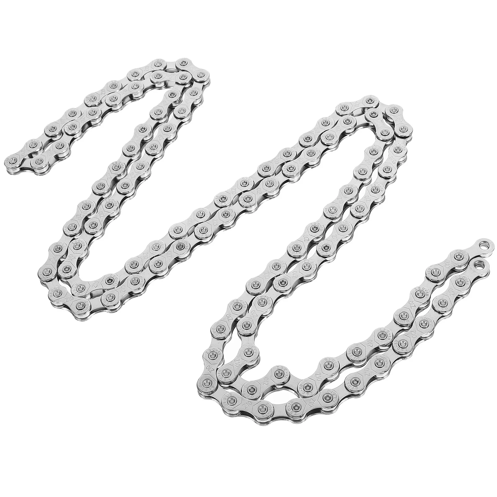 

Mountain Bike Chain 116 Links 10 Speed Sturdy Carbon Steel Chain Replacement for Mountain Road Bike Cycling Supply