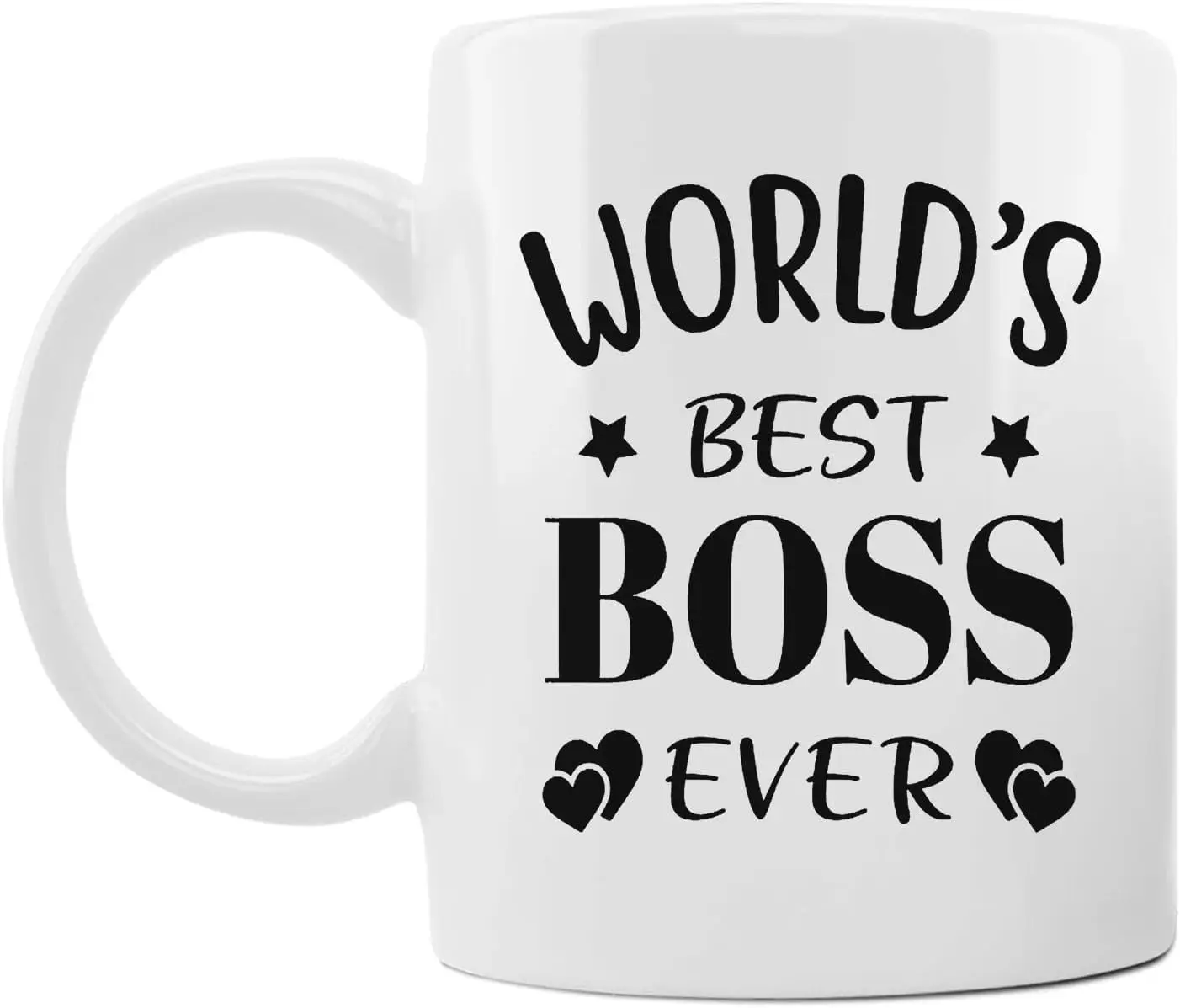 Ceramic Mug Funny Coffee Cups - Funny Gift for Friends and - World's Best Ever - 11 oz Coffee Mug Tea Cup White