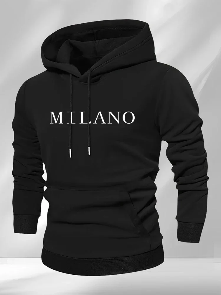 Conjunto deportivo de moda para hombre, con estampado, sudaderas con capucha, ropa informal para actividades al aire libre, gimnasio, deportes, correr, ropa de otoño e invierno, ropa deportiva para hacer ejercicio.