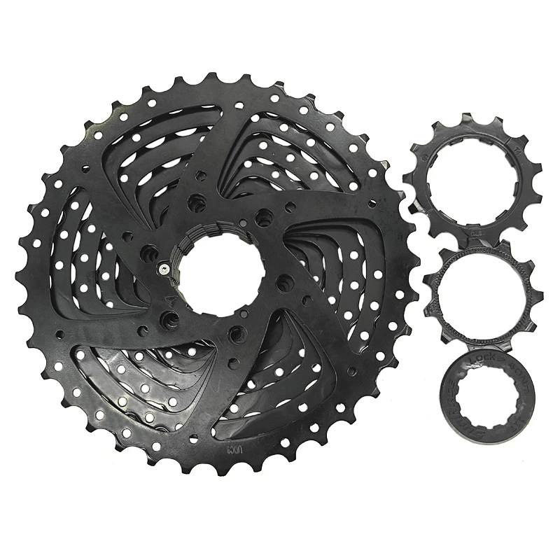 SUNRACE CSM989 9 Speed Cassette Sprocke 9V 9S 11-36T Black Silver MTB Road Bike Flywheel HG for Shimano Sram Bicycle Parts