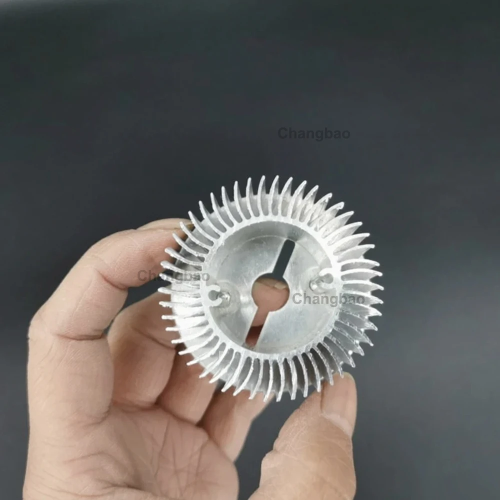 50mm Led Heasink 3W 4W High Power Led Aluminum Profile Radiator