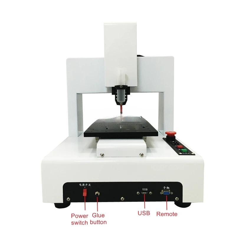 LY-441A 3axis Cavity Manipulator Glue Dispenser Fully Automatic Desktop Dispensing Machine 110V/220V Compatible for Mobile Frame