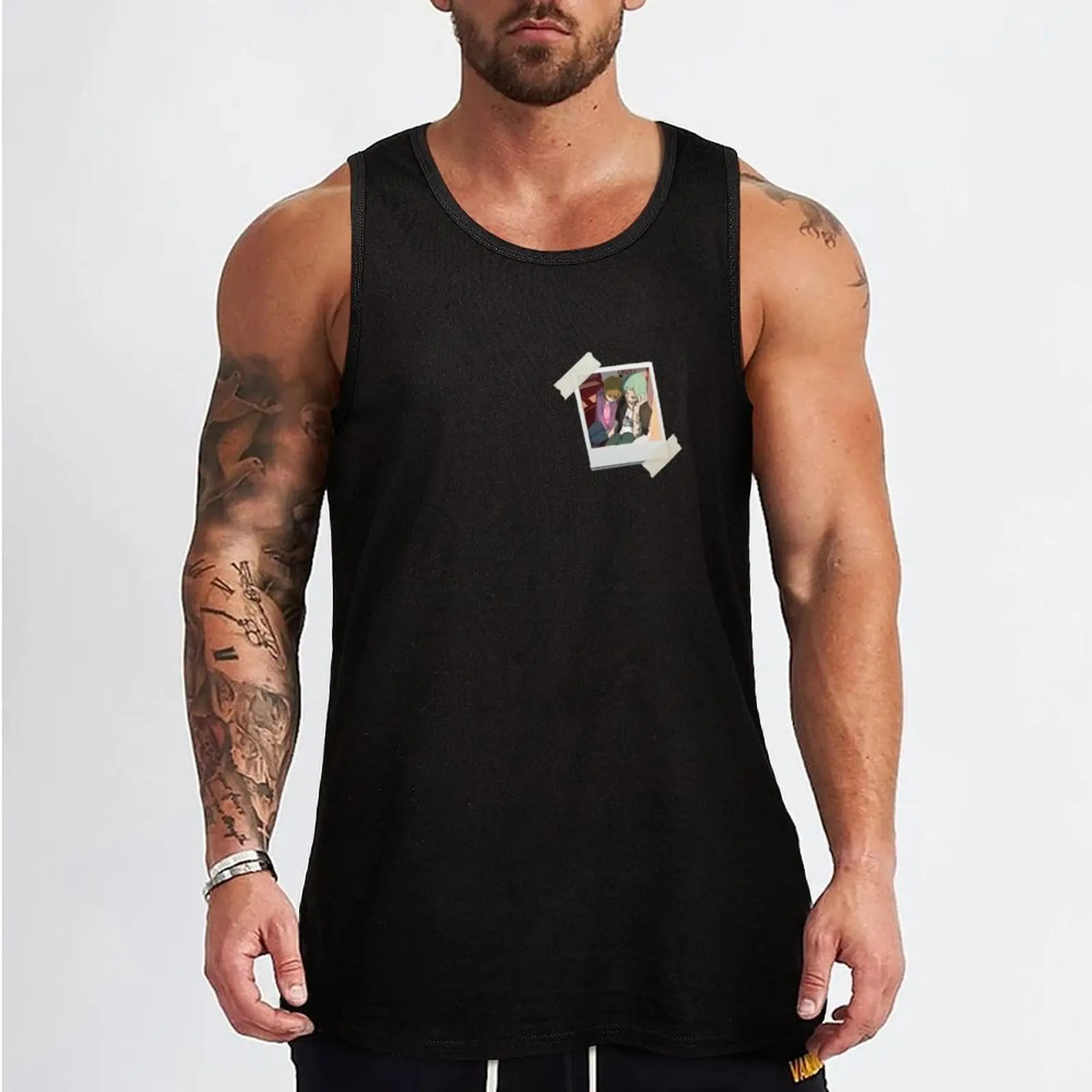 Life is strange Chloe and Max Tank Top new in tops & t-shirt gym clothes men