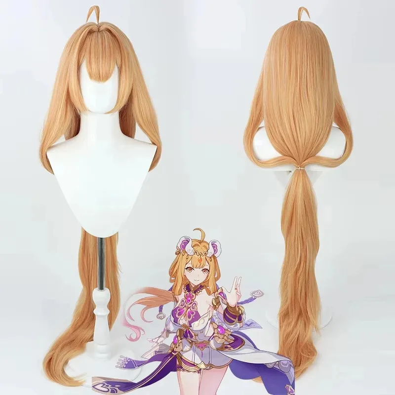Susannah Manatt Cosplay Wig Honkai Impact Valkyrie Quicksand Heat Resistant Synthetic Hair Halloween Costume Role Play Wigsc;3.k