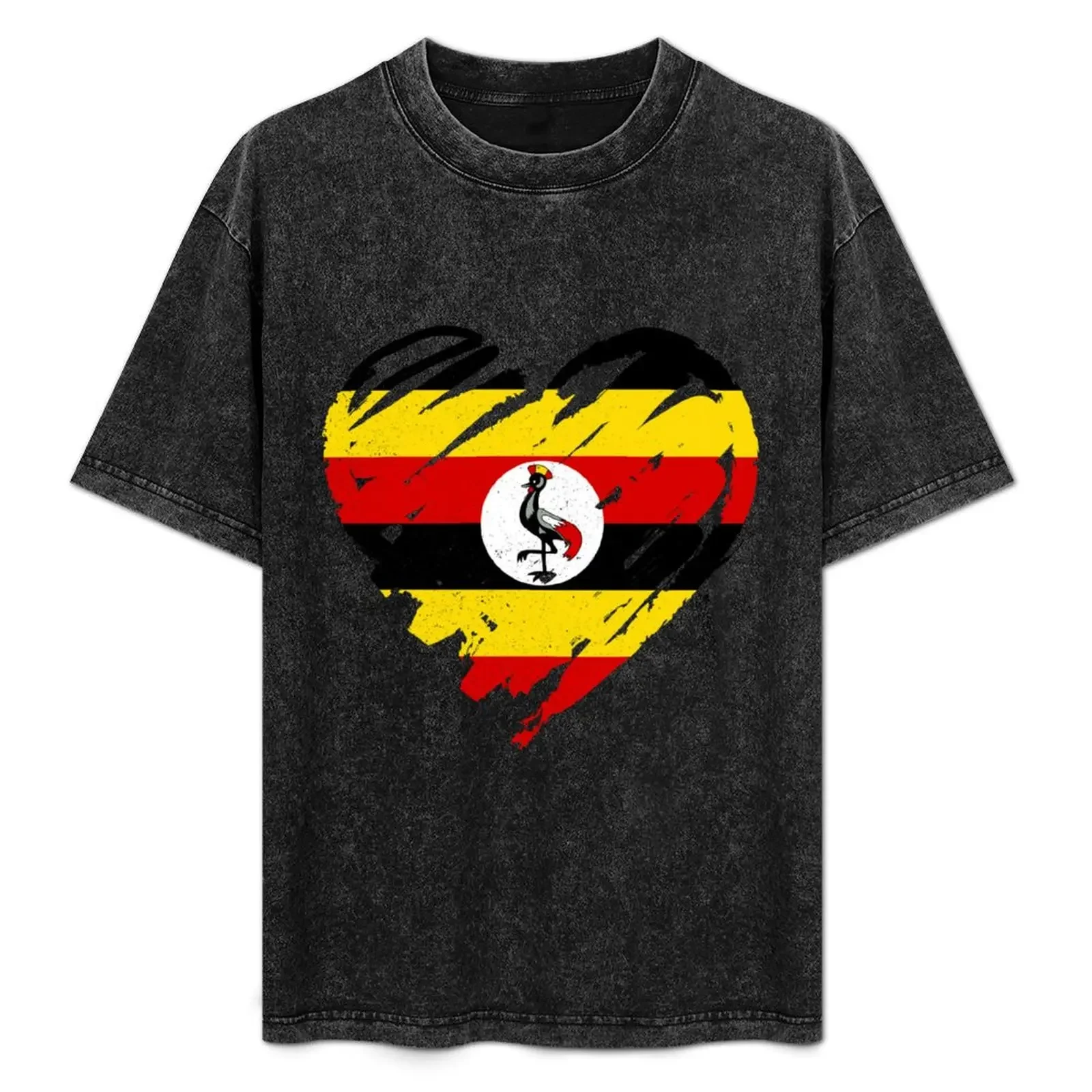 

I Love Uganda T-Shirt man t shirt designer t shirt for man anime t shirts oversize shirts for man cotton T-Shirt