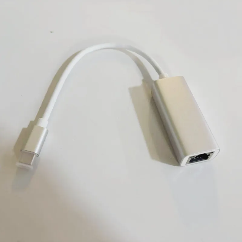 10/100/1000Mbps USB C Network Adapter Gigabit Ethernet Converter Type C Network Adapter Lan Internet Cable