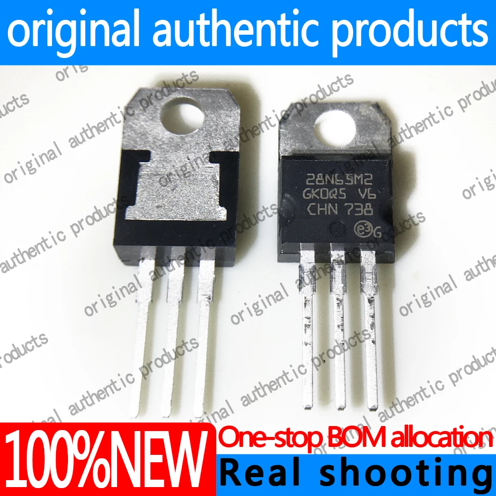 1/5/20/50PCS(New) STP28N65M2 lettering:28N65M2 TO220 N-channel MOS transistor chip