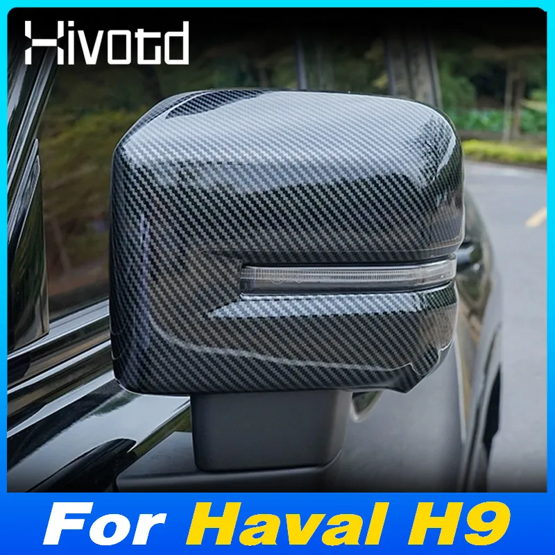 ABS Car Rear View Parts Dustproof Protection Rearview Mirror Cap Cover Exterior Modification Accessories For Haval H9 MK2 2025