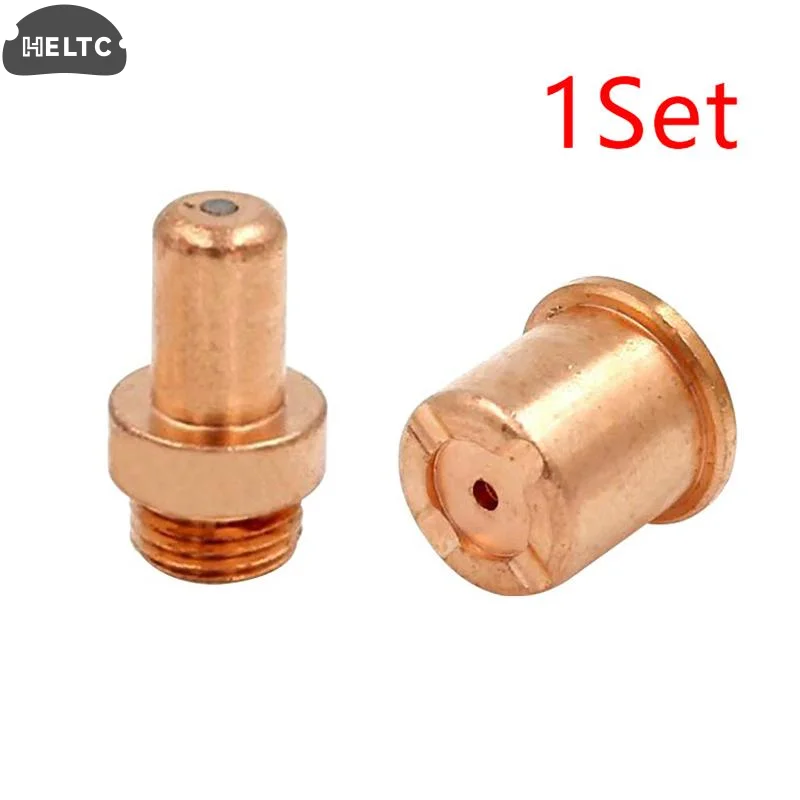 1Set CB70 Plasma Cutter Electrodes And Nozzle Tips 1402 1396 For For Cebora CP70 CB70 Torch Consumables For Maintenance
