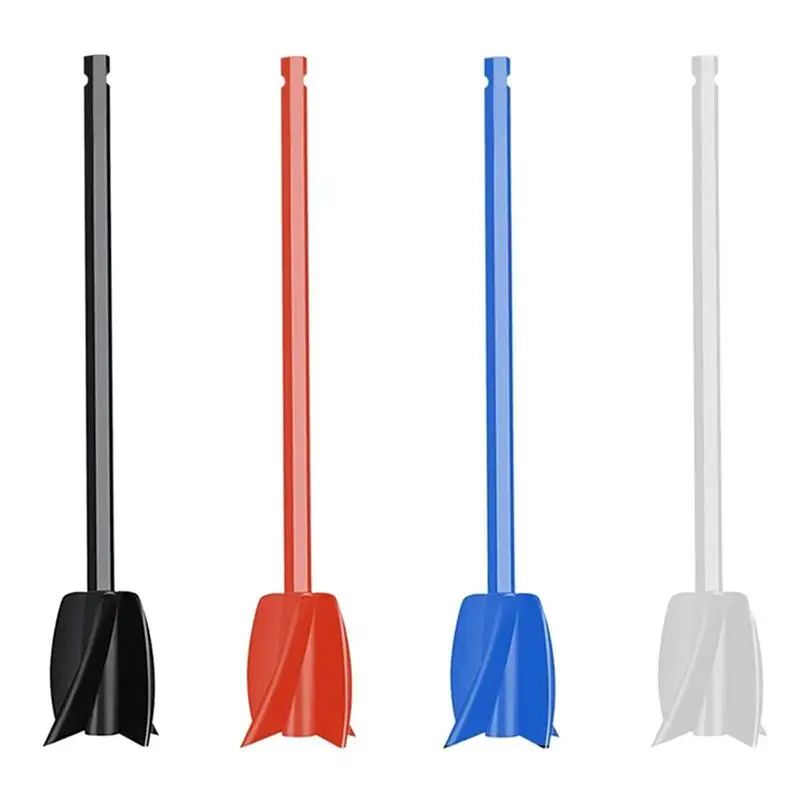 Epoxy Mixer Attachment For Drill Reusable Paint Stirrers Mud Resin Mixer Paddle Multipurpose Powerful Mixing Tools Attachment