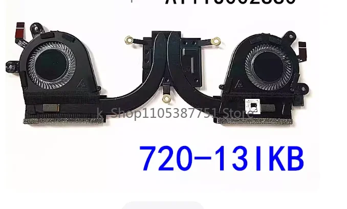New for Lenovo IdeaPad Yoga 720-13IKB Type 80X6 81C3 CPU Cooling Fan Heatsink,k+