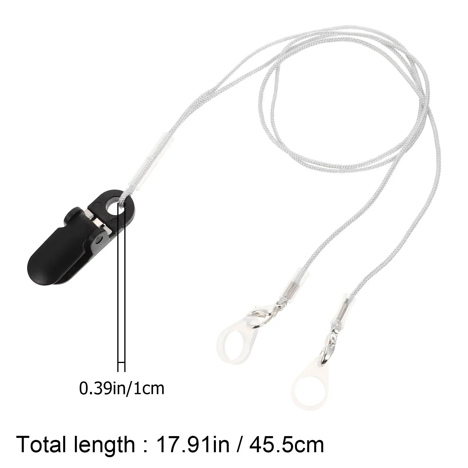 1Set Lightweight Hearing Aids Lanyard Stretchable Deformation-Resistant Anti-Lost Hanging Rope for Active Adults Comfortable