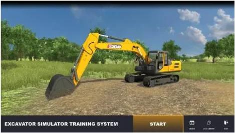 FORConstruction equipment crawler excavator operator training emulator