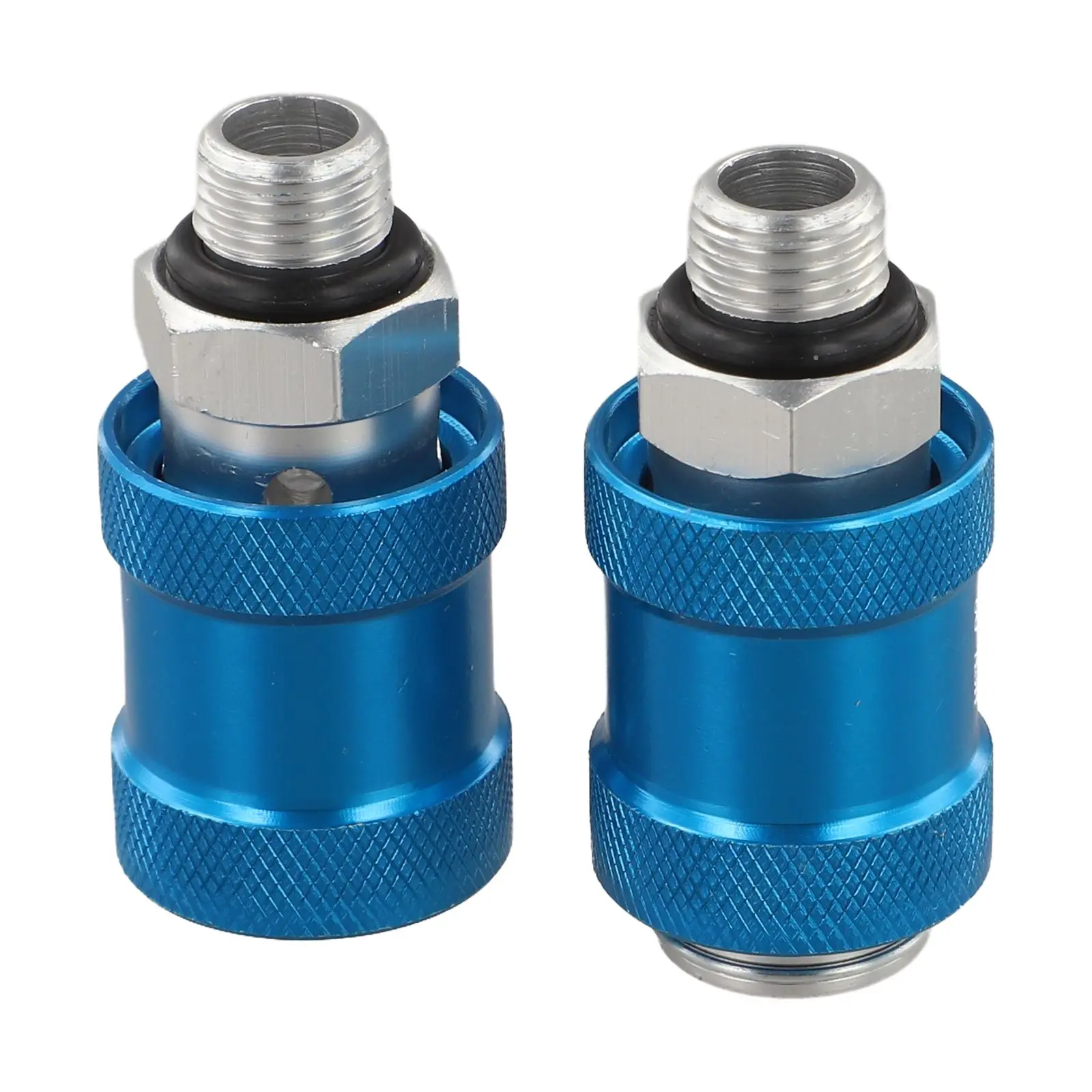 Blue Aluminum Pneumatic Hand Slide Valve HSV-06 HSV-08 HSV-10 HSV-15 Flow Control Manual Switch For G1/8 1/4 3/8 1/2 BSPT Air To