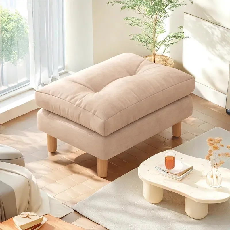 

Modern and Minimalist Stool for Living Room, Bedroom and Foyer, Shoe Changing Ottoman Chair and Footstool