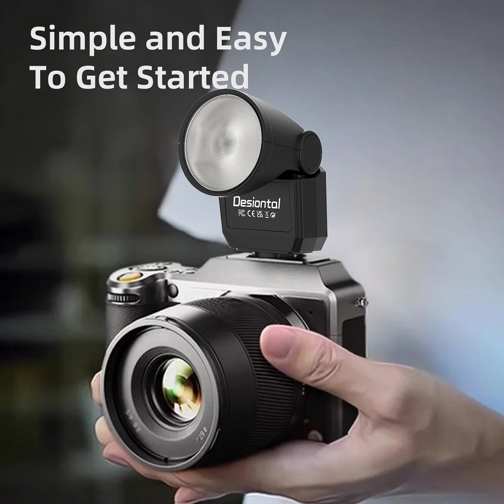 Mcoplus F02 Mini Flash Speedlite 5600K for Canon Nikon Pentax Olympus Fuji Panasonic A6000 A6300 A6500 EOS M M5 M6 M50 II R50