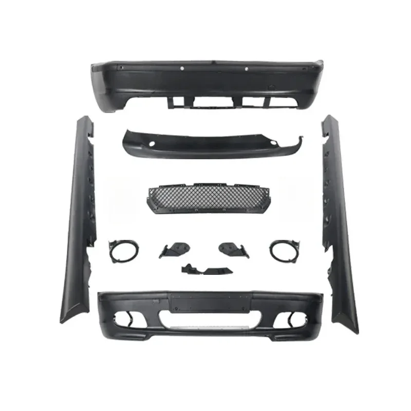 Car Body Modification Parts Bumper Assemb Side Skirt 3 Series E46 Sedan 4 MT Style Bodykit E46