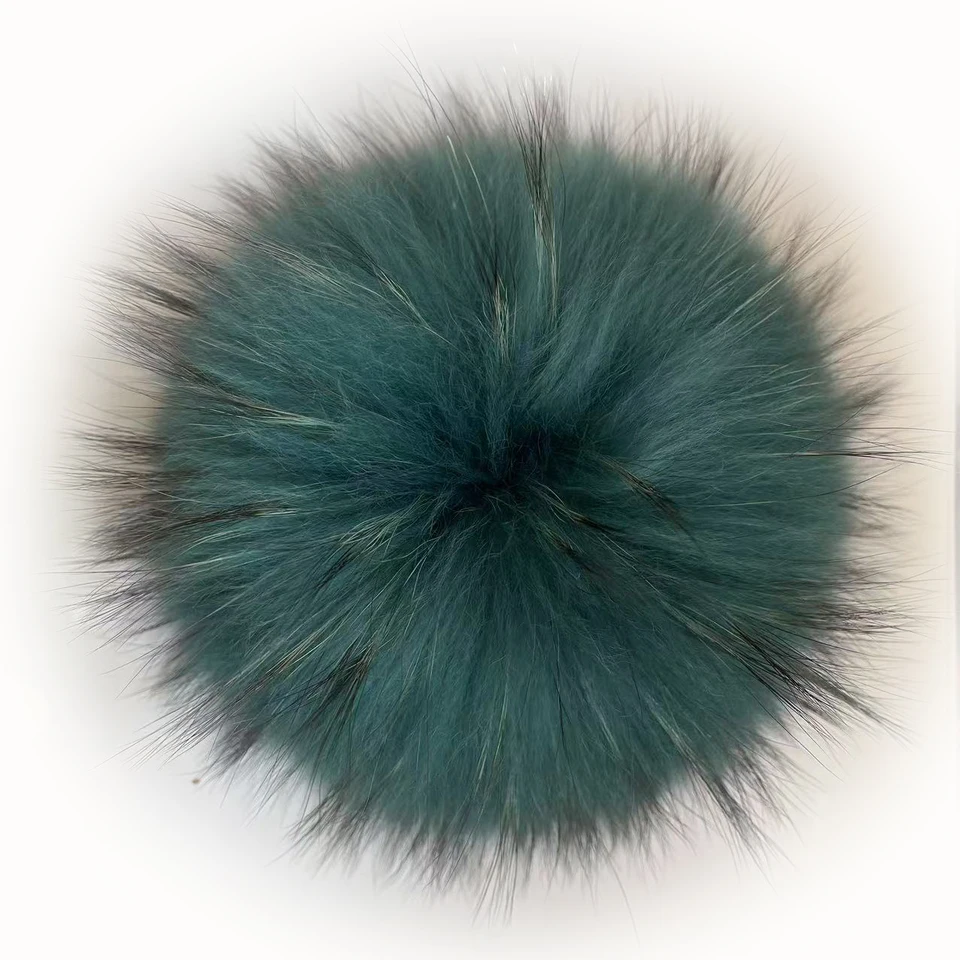 Big Size DIY Real Fox Fur Pompoms Raccoon Fur Pom Poms Balls Natural Fur Pompon For Hats Bags Shoes Scarves Accessories, image 19