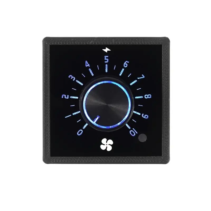 Universal 4Pin PWMs Fan Speed Regulator Supports 1 To 10 Adjustable Level For Quiet And Efficient Cooling D2RC