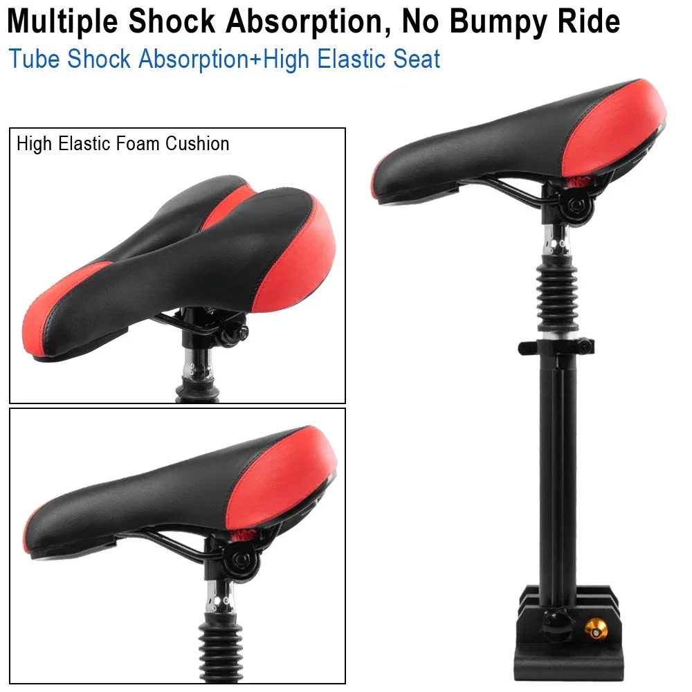 Scooter Seat for Xiaomi M365 Pro 1S Foldable Height Chair Adjustable Shock Absorption Electric Scooter Folding Saddle Seats Part