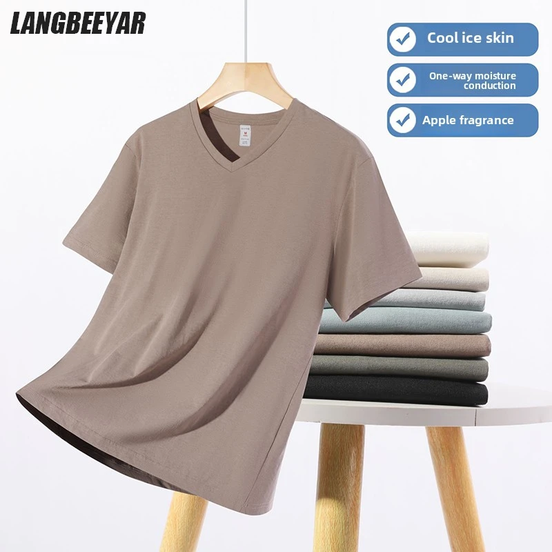 

Top Grade 7A Antibacterial Fabric Summer Brand Tops Men Tshirt 2025 New Arrival Short Sleeve Stylish Casual Fashion Mens Clothes