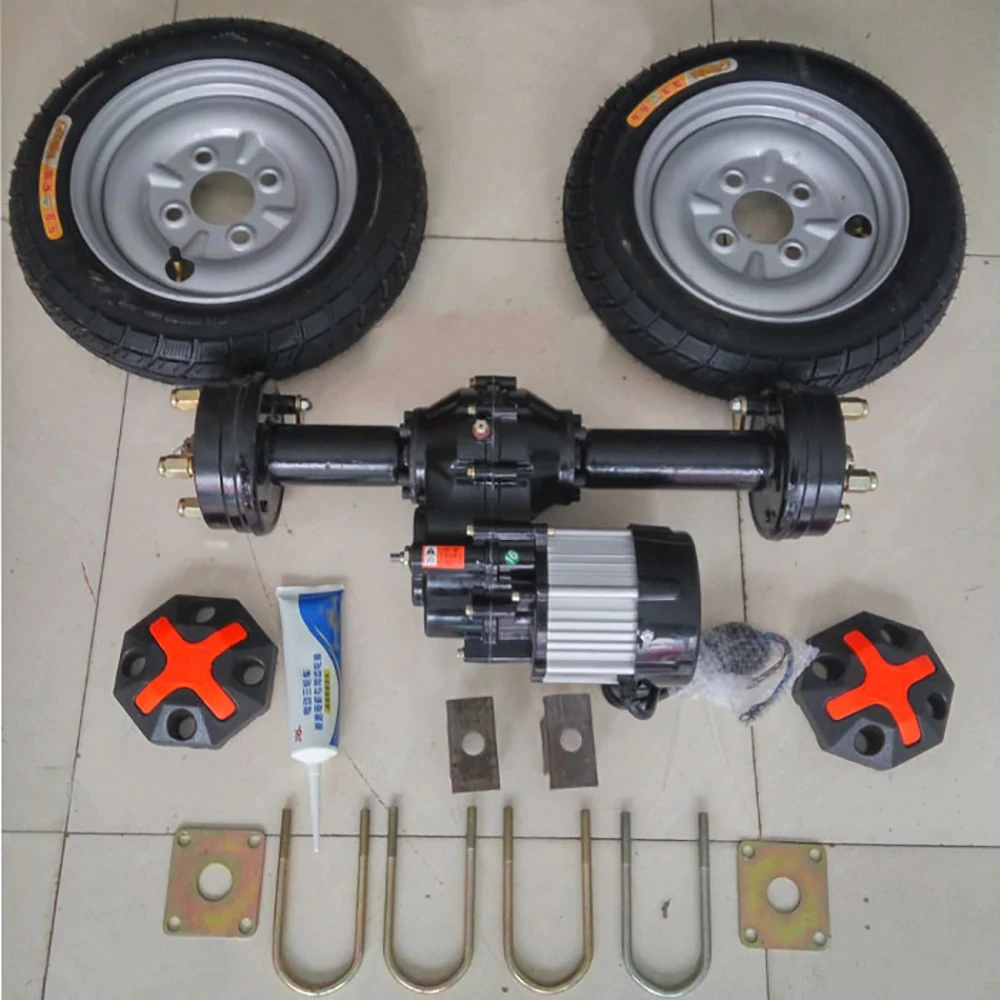 800w 1200w Rear Axle Motor Golf Cart Rear Axle Electric Tricycle Four Wheel Car