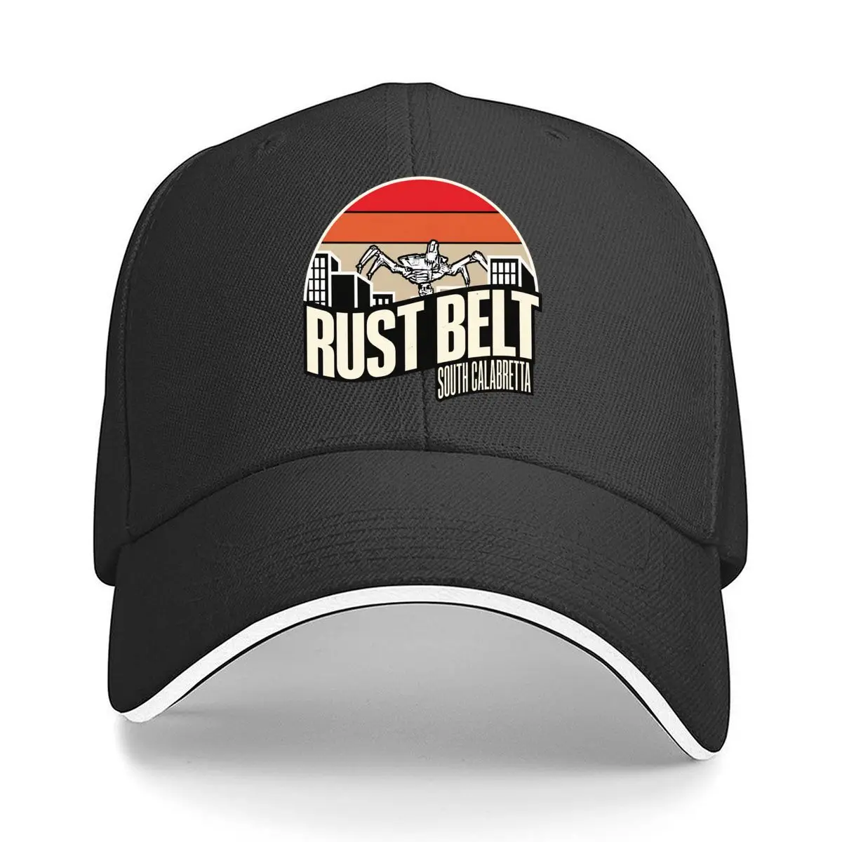 Rust Belt South Calabretta Skeleton Industrial City Graphic Hip Hop hat Fashion Outdoor Sports Sandwich Baseball Cap