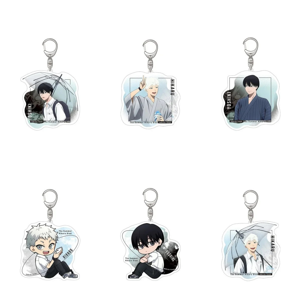 

6CM Anime The Summer Hikaru Died Acrylic Keychain Model Cosplay Characters Ornament Accessories Goods Collection Christmas Gifts