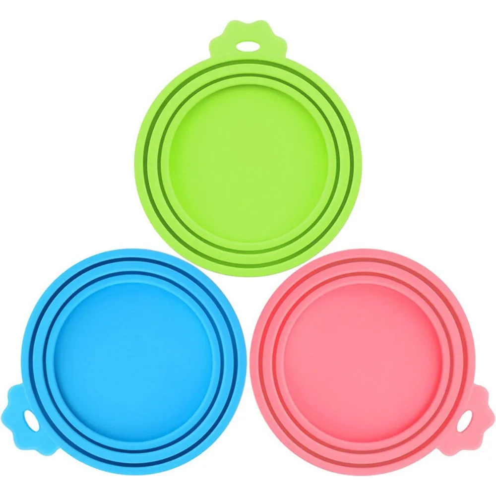 1 Reusable Silicone Pet Can Lid Bpa Free Suitable for Most Sized Dog and Cat Cans - Keeps Food Fresh Prevents Bacterial Odors