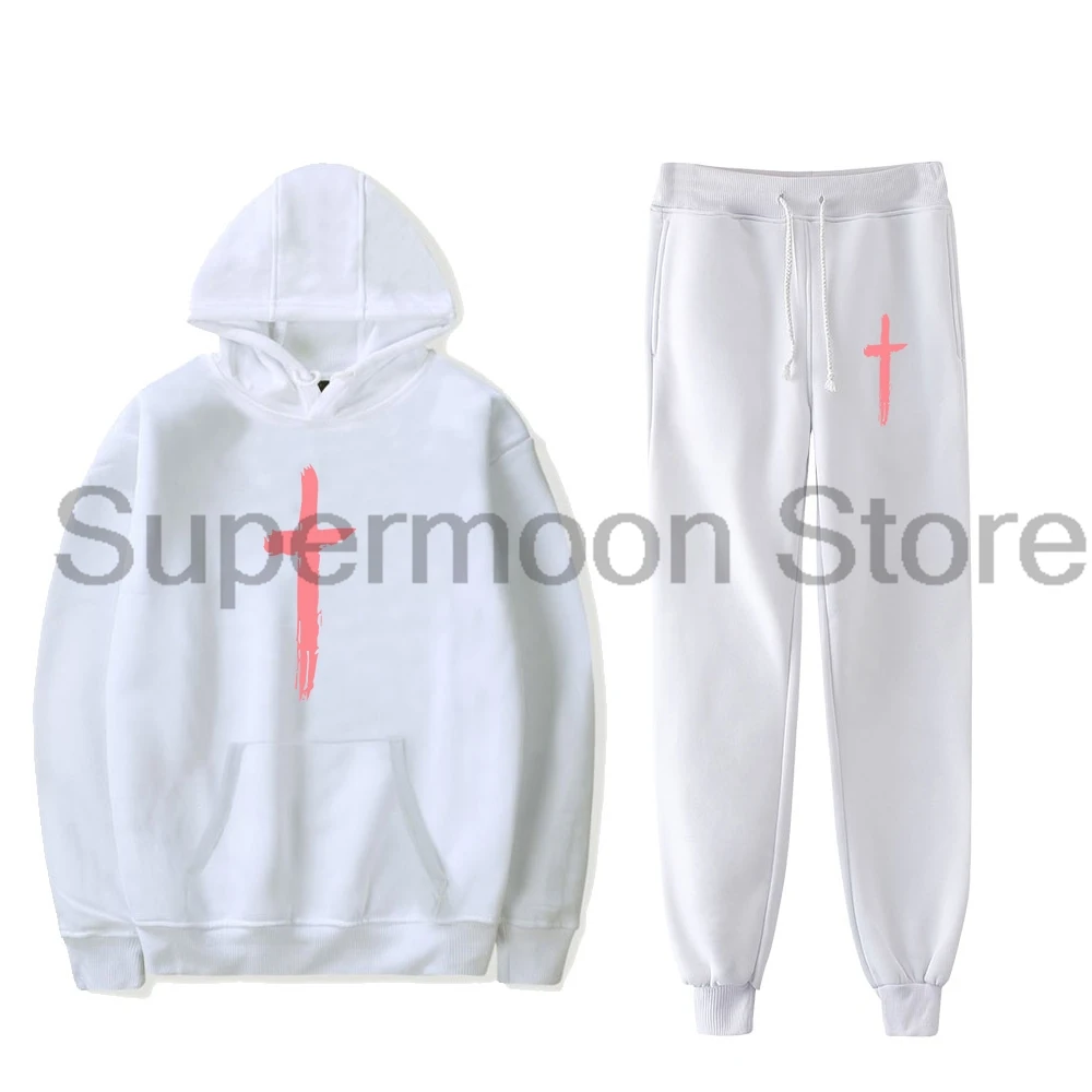 Saint JHN Merch Hoodies Jogger Pants Two Piece Set Sweatshirts+Sweatpants Men Women's Set Trendy Outfit Sets