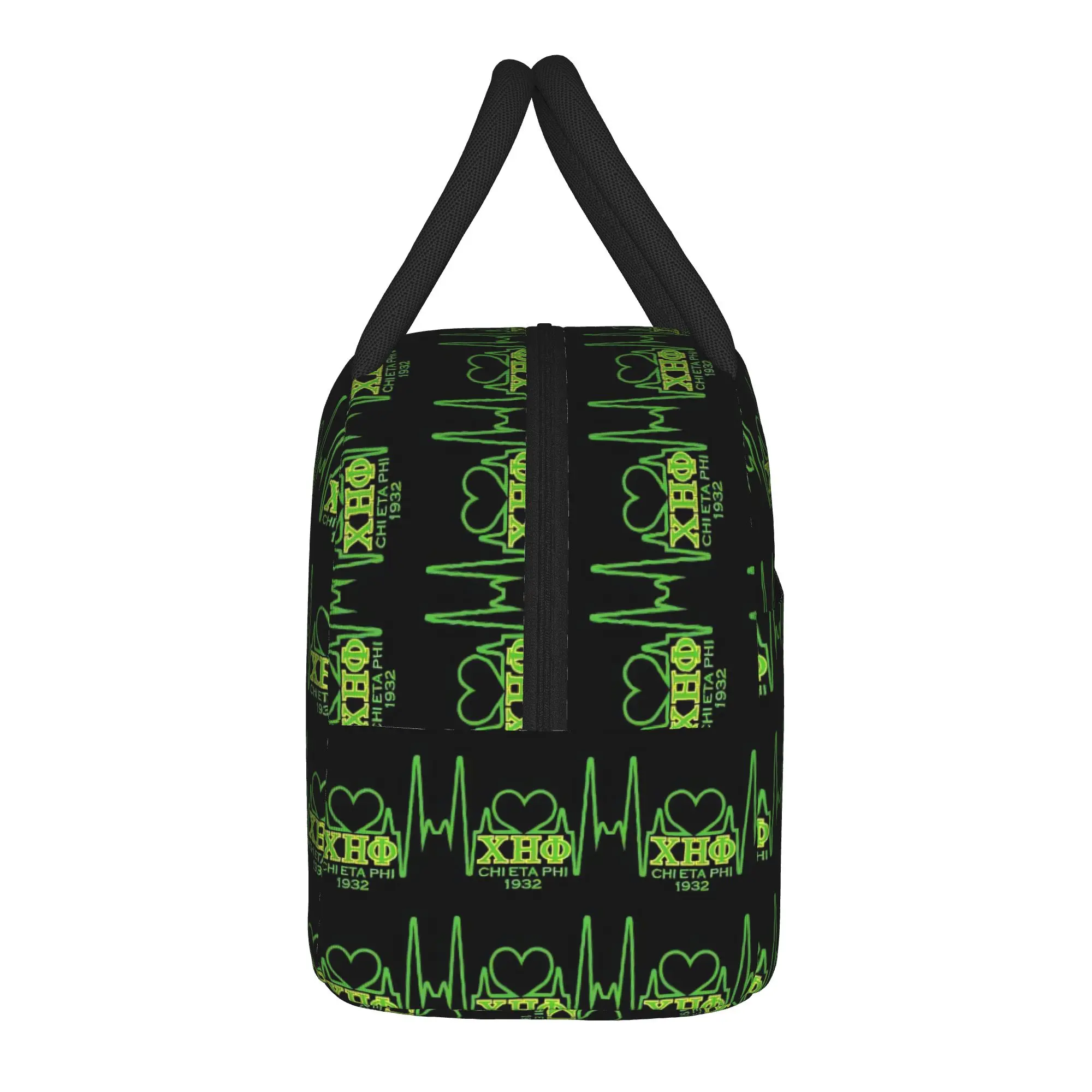 CHI ETA PHI Sorority Nurse 1932 Lunch Bag  Portable Lunch Box Women Office Graphic Design Cooler Bag Oxford Thermal Lunch Bags