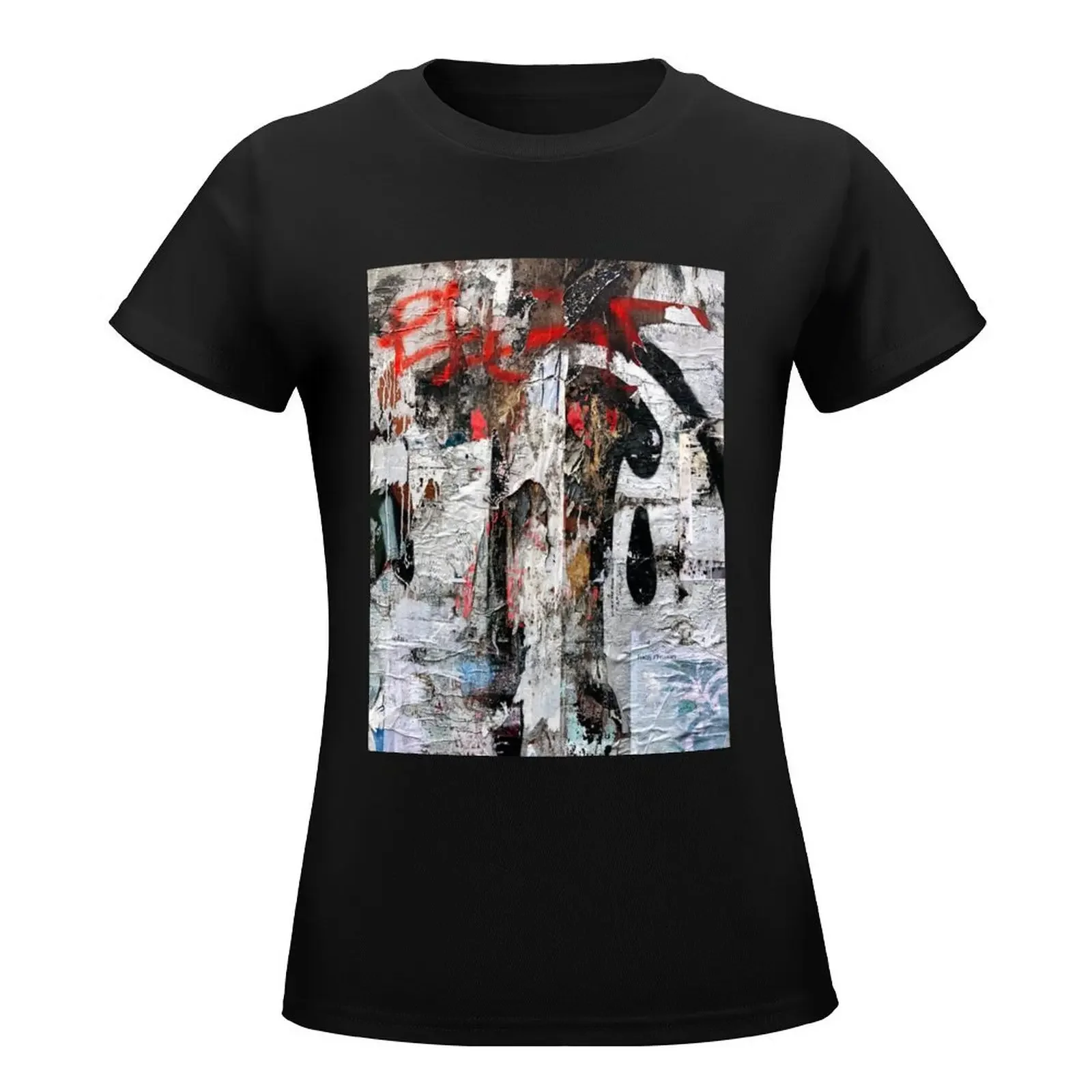 Graffiti Abstract T-Shirt anime clothes cute clothes Women's clothing