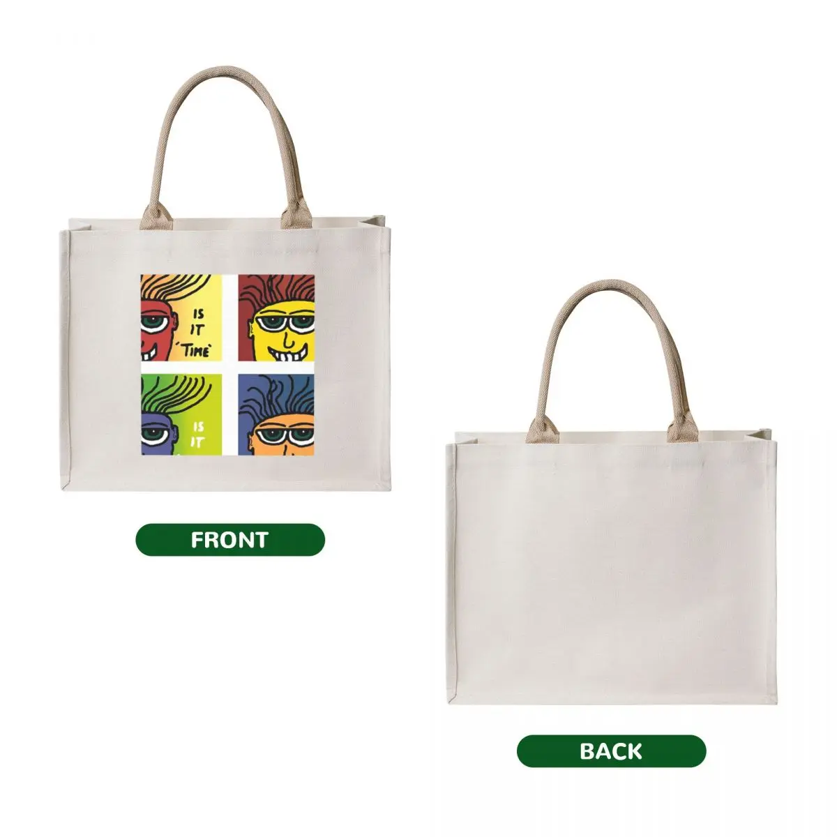 Ringo Starr is it time artwork Tote Bag hand bags shopping bag logo bags for women
