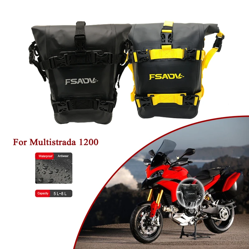 NEW Motorcycle Frame Crash Bars Waterproof Bag Repair Tool Placement Bag Fit For Ducati Multistrada 1200 Multistrada1200